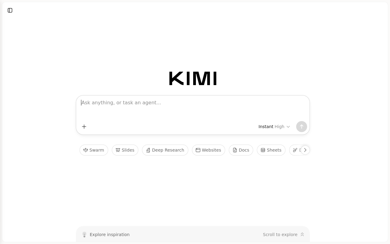 Kimi desktop interface screenshot (2026-08-03)