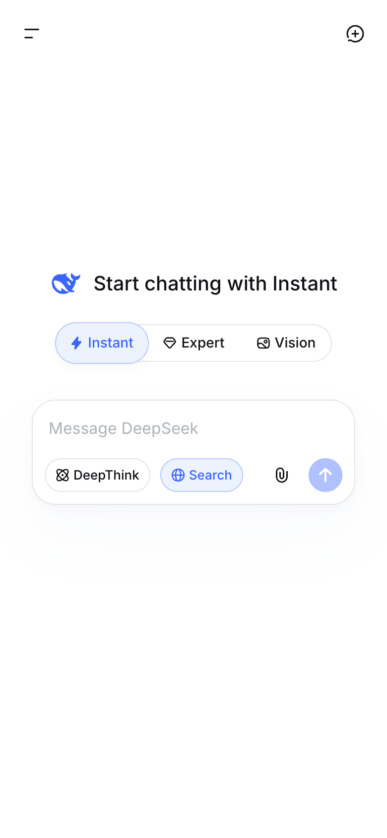 DeepSeek mobile interface screenshot (2026-08-17)