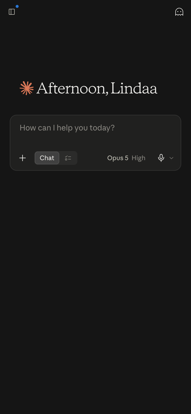 Claude mobile interface screenshot (2026-08-24)