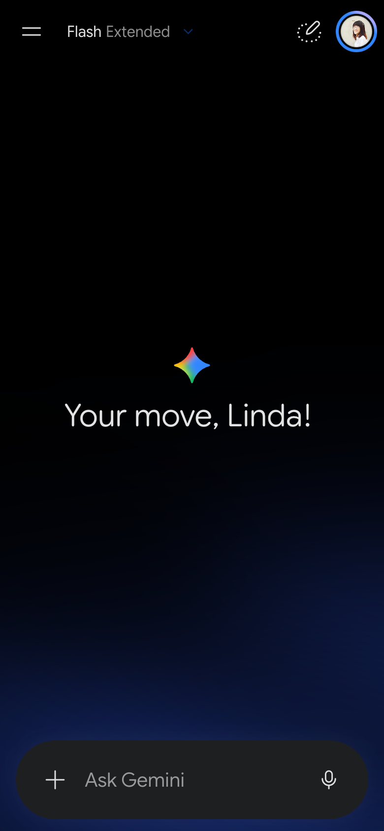 Gemini mobile interface screenshot (2026-09-21)