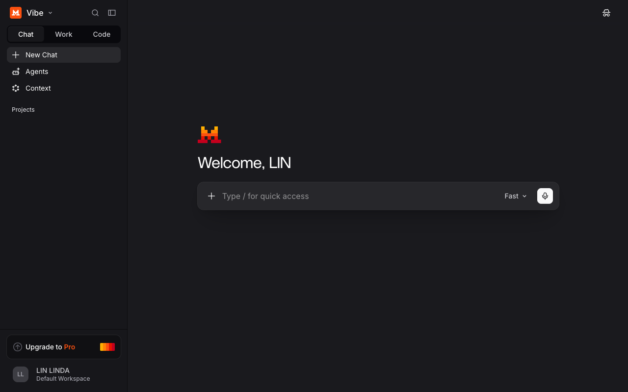Le Chat desktop interface screenshot (2026-09-21)