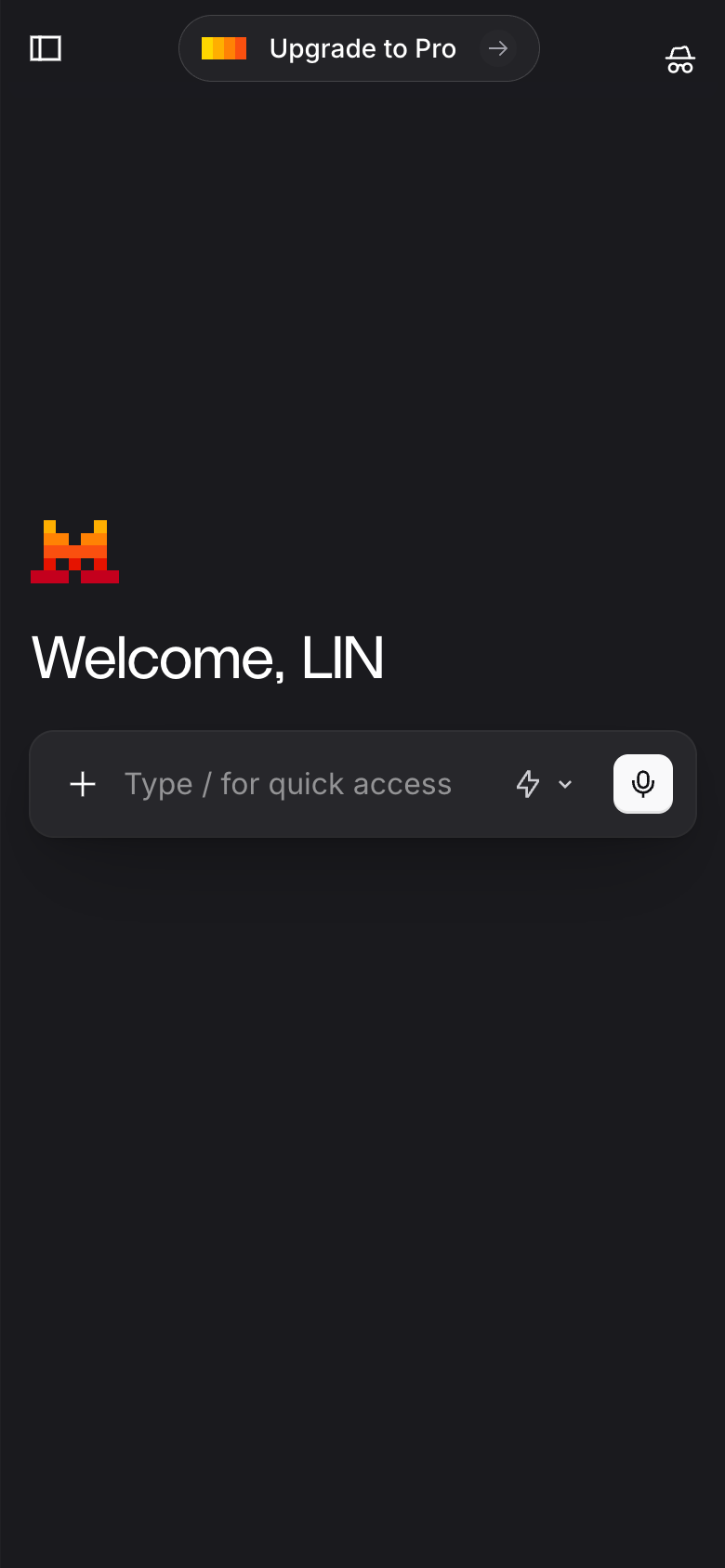 Le Chat mobile interface screenshot (2026-09-21)