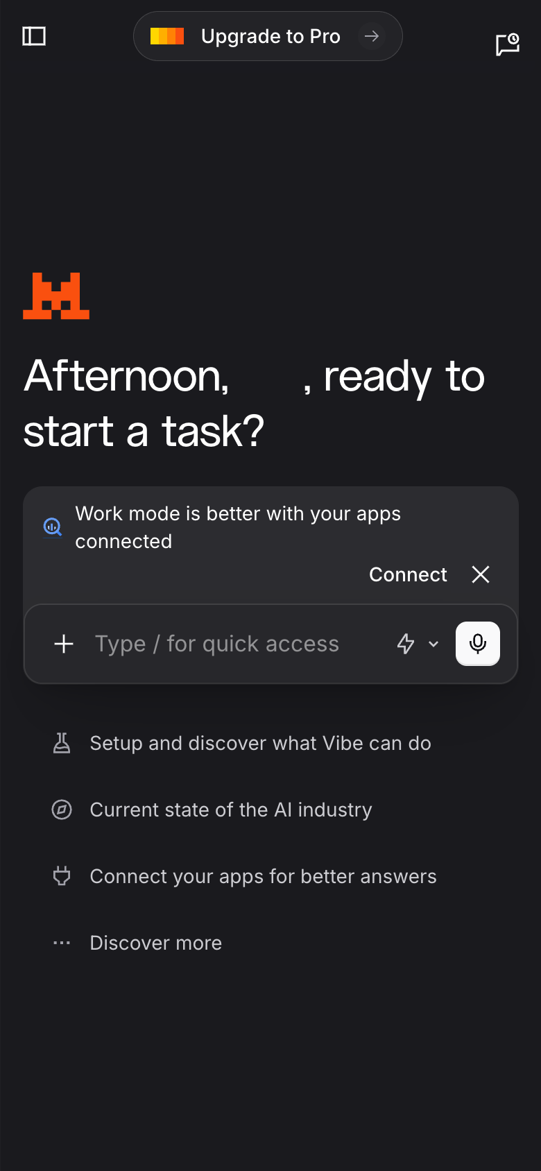 Le Chat mobile interface, week of September 28, 2026