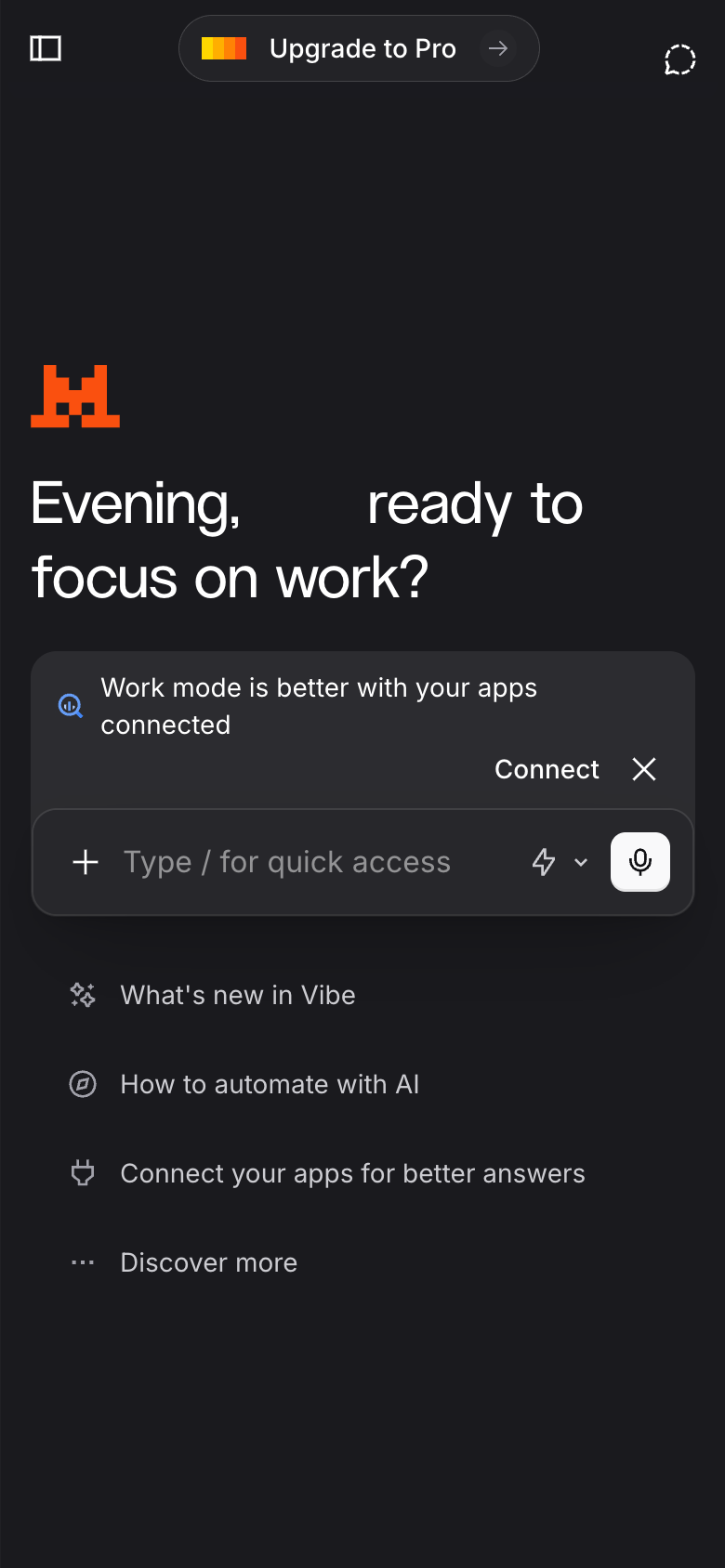 Le Chat mobile interface, week of October 12, 2026